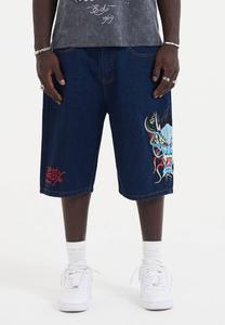 Джинсовые шорты MEDUSA DRAG SKATER Ed Hardy, индиго