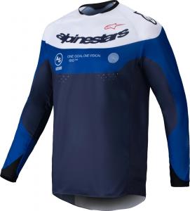 Мотокроссовая майка Alpinestars pro-dura, Blue/White