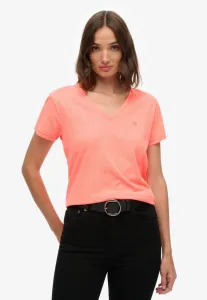Базовая футболка studios из фактурной ткани Superdry & Co, Fluro Coral