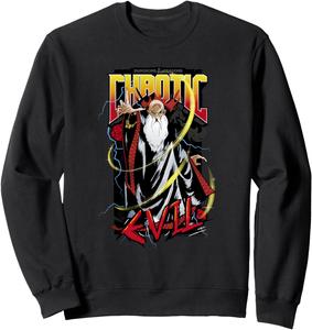 Толстовка с постером «Волшебник из Dungeons & Dragons: Хаотичное зло», черная