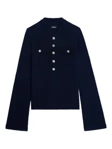 Джемпер с пуговицами Zadig&Voltaire, синий