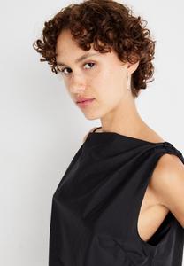 Топ FITTED BOATNECK DRAPE Weekday, черный