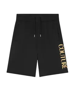 Спортивные шорты с логотипом, стильная модель. Versace Jeans Couture, черный