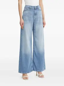 Джинсы с нашивкой-логотипом GUESS USA, синий