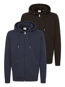 Толстовка с капюшоном на молнии !Solid Colineareg, цвет Navy/Black