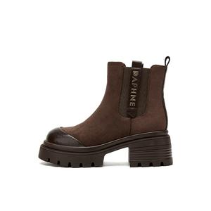 DAPHNE Коричневые женские ботильоны, цвет Brown