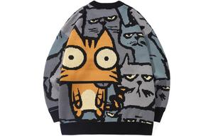 Свитер унисекс серо-голубой XXGOGO