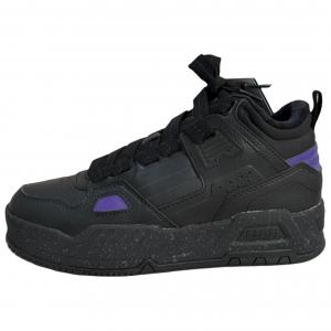 Anta Износостойкие амортизирующие высокие скейтбордистские кроссовки для женщин, черный с фиолетовыми элементами