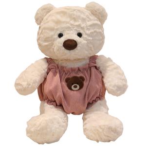 Плюшевая игрушка Dopamine Dressing разноцветный свитер медвежата высота 38см MLING, розовый