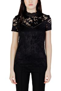 Футболка женская VILA кружевная, черный