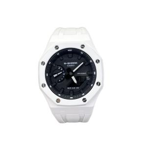 CASIO Ретрофит серии кварцевый механизм фторэластомерный ремешок часы унисекс черный циферблат