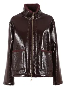 Куртка на молнии с высоким воротником Lorena Antoniazzi, красный