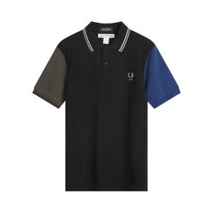 Поло Comme des Garçons SHIRT Color Blocked Polo, Black