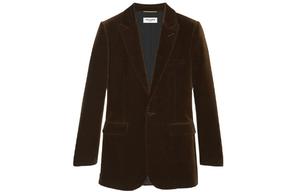 Деловой костюм женский глубокий хаки Saint Laurent