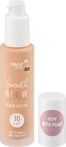 Тональный крем trend !t up Foundation Smooth Glow Fluid Filter LSF 30, 020 Warm Beige, 30 ml