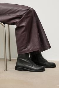 Кожаные ботильоны Answear.Lab, черный