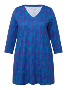 Футболка Ulla Popken Longshirt, цвет dunkles saphir