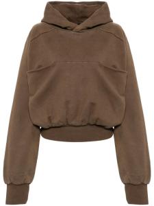 ENTIRE STUDIOS двойная толстовка с капюшоном, коричневый