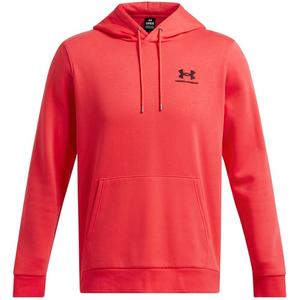 Толстовка с капюшоном UA Essential Fleece Hoodie Under Armour, красный