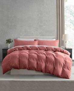 Ультрамягкий предварительно выстиранный комплект постельного белья из 3 предметов, размер California King Nestl, Pink clay