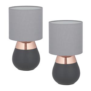 Настольная лампа Relaxdays разноцветный, 18/18/32 см