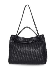 Большая сумка-тоут из текстурированной кожи орехового цвета Walter Baker, черный