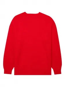 Свитер в рубчик Sunspel, красный