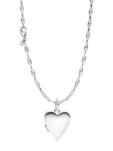 Pandora Женское колье с подвеской в виде сердца на шарнире, подарочный набор, серебро