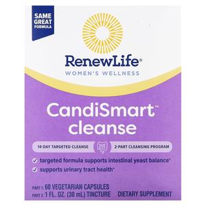Добавка Renew Life CandiSmart Cleanse 14-дневное целенаправленное очищение