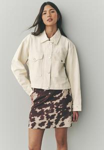 Джинсовая куртка REGULAR FIT -CROPPED Next, кремовый