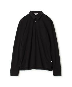 Хлопковая базовая рубашка-поло с длинным рукавом MSX3304