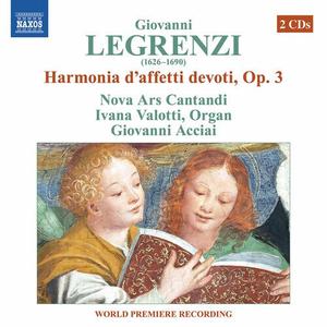 CD диск Legrenzi / Nova Ars Cantandi / Acciai: Harmonia D'affetti Devoti