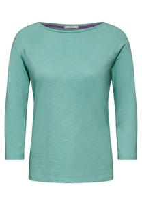 Топ CECIL Shirt Raglan, цвет green/mint