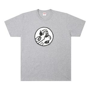 Футболка Supreme Molotov Tee Heather Grey, серый