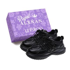 Alxnan Дышащие и легкие женские низкие кеды на каждый день Black+Box, цвет Black+Box