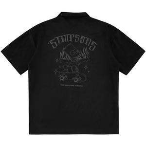 The Simpsons Рубашка-поло унисекс «Симпсоны», Армейский Зеленый