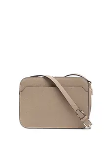 Сумка через плечо из зернистой кожи Valextra, нейтральный
