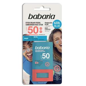 Babaria Blue Face Sun Stick, защитный и увлажняющий стик для лица и чувствительных зон
