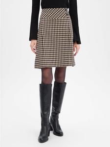 Franco Callegari Мини-юбка бежевого и черного цвета