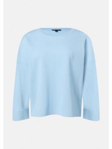 Вязаный свитер цвета 5084_светло-голубой comma