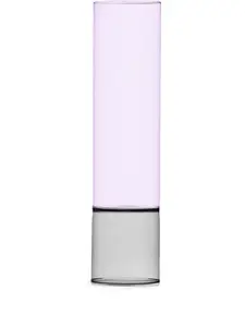 Большая ваза grooved bamboo, 37х7х7 см, Ichendorf Milano, серый