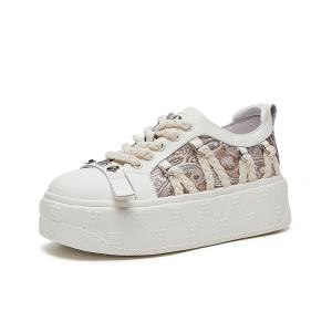 Высокие низкие кеды для скейтбординга Women's HR, бежевый