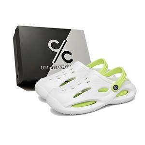 Сабо унисекс Colorful Creations, White Green