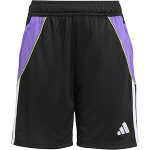 Детские шорты для тренировок Tiro 24 SS25 Adidas, черный/фиолетовый