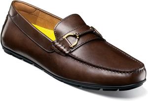 Мужские слипоны Florsheim Motor Moc Toe Bit Driver, коричневый