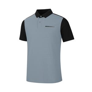 Поло с лацканом, умеренно прямое 361°, super черный/бежевый хаки синий