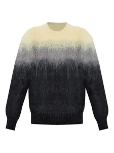 Свитер с круглым вырезом Jil Sander, черный