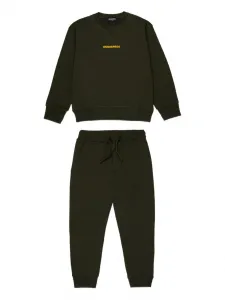 Спортивный костюм с логотипом Dsquared2 Kids, зеленый
