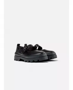 Девчачьи Brutus Унисекс Кожаные Туфли Camper, черный