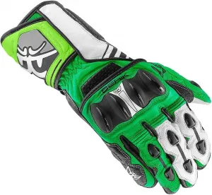 Мотоциклетные перчатки Berik Track, черно-зелено-белые, размер 3XL, Black/Green/White